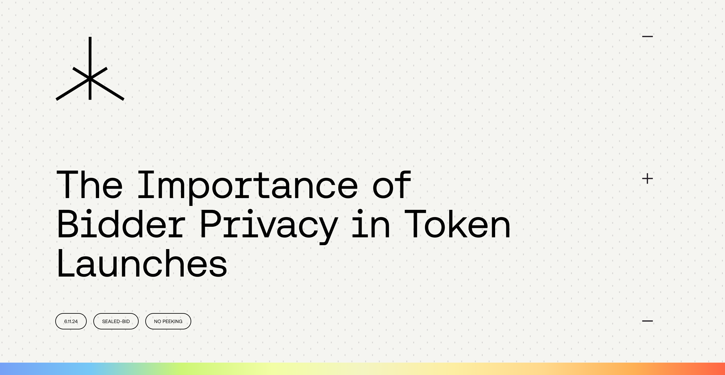 Bid Privacy